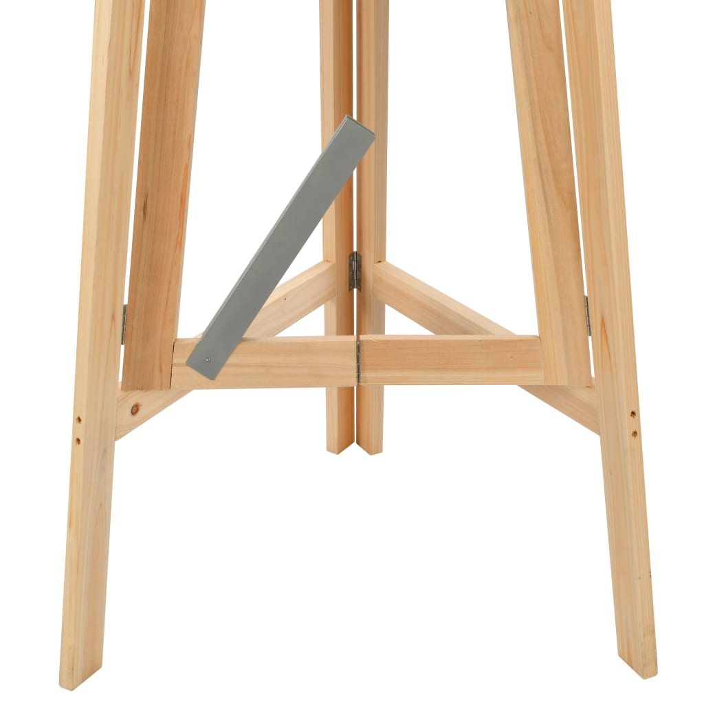 vidaXL Foldable Bar Table 78 cm Fir Wood