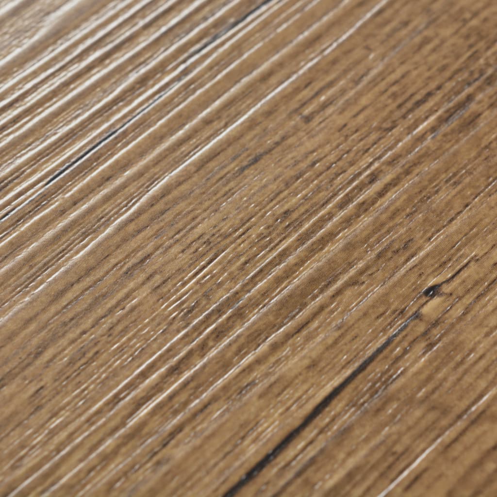 vidaXL Self-adhesive PVC Flooring Planks 2.51 m² 2 mm Walnut Brown