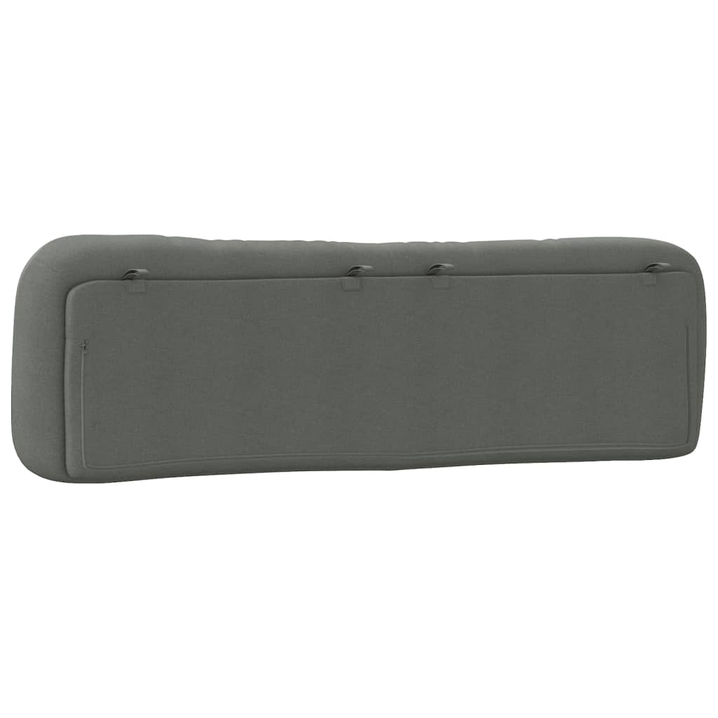 vidaXL Headboard Cushion Dark Grey 180 cm Fabric