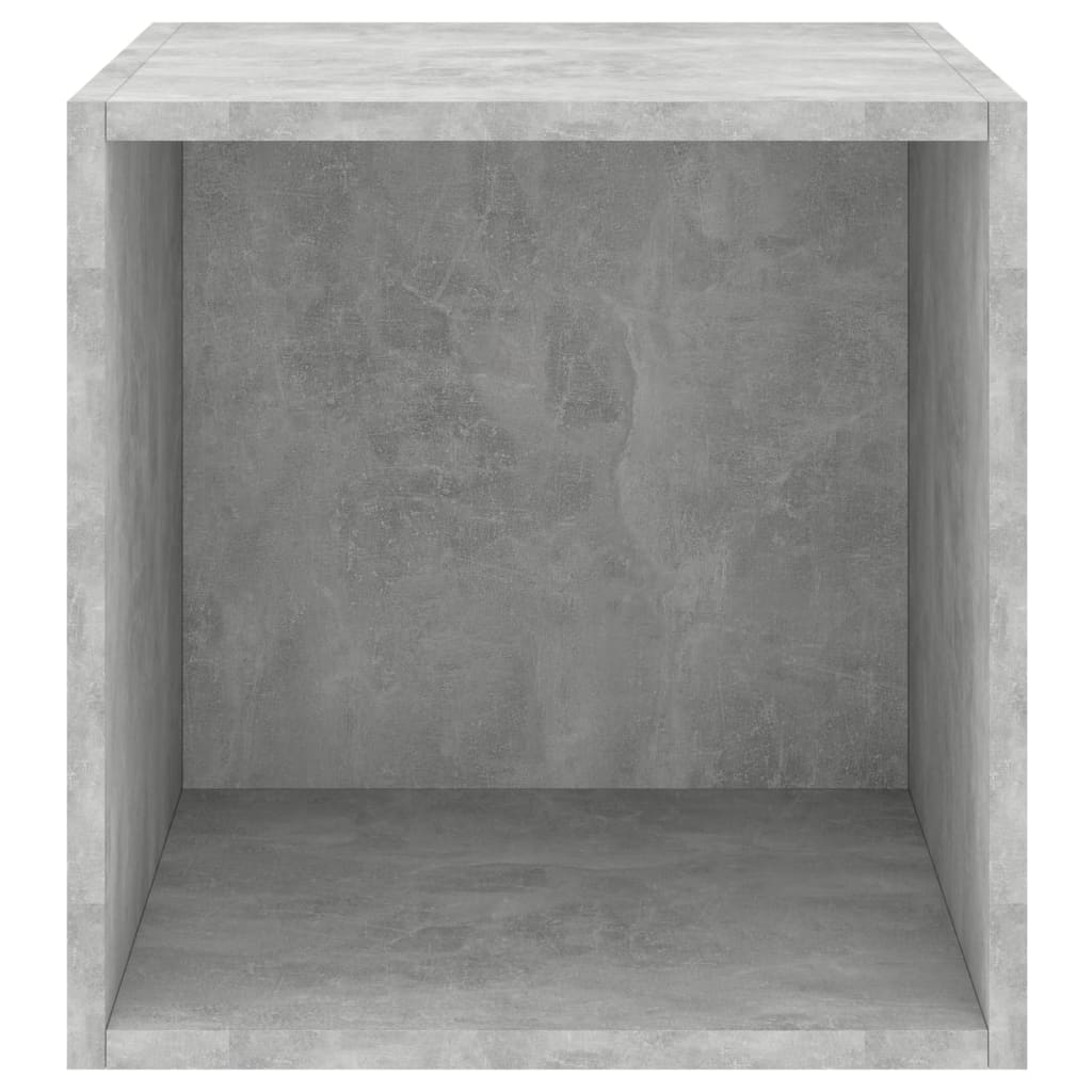 vidaXL Wall Cabinets 4 pcs Concrete Grey 37x37x37 cm Engineered Wood