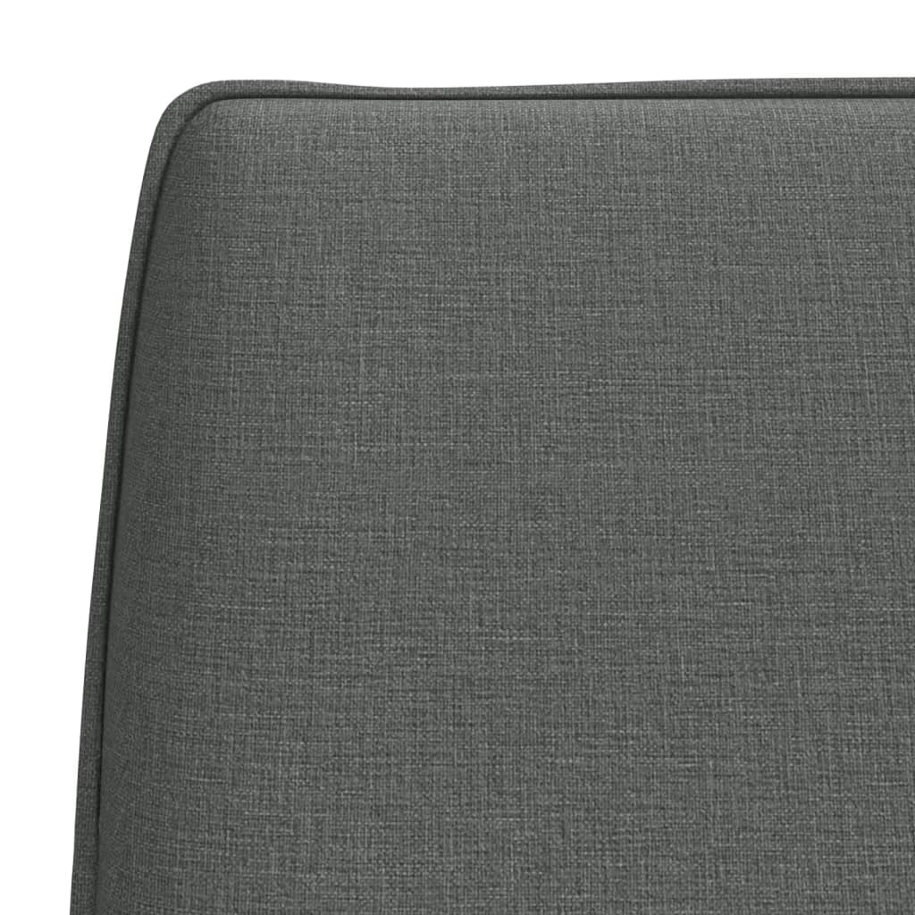 vidaXL Bench Dark Grey 100x75x76 cm Fabric