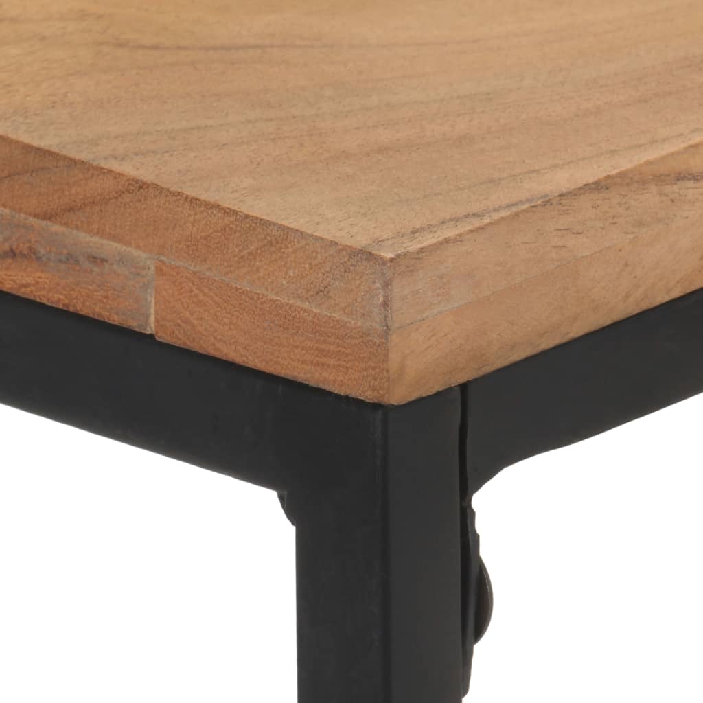 vidaXL Console Table 110x35x75 cm Solid Acacia Wood
