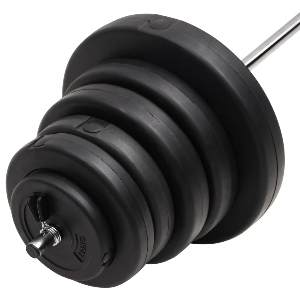 vidaXL Barbell with Plates 90 kg