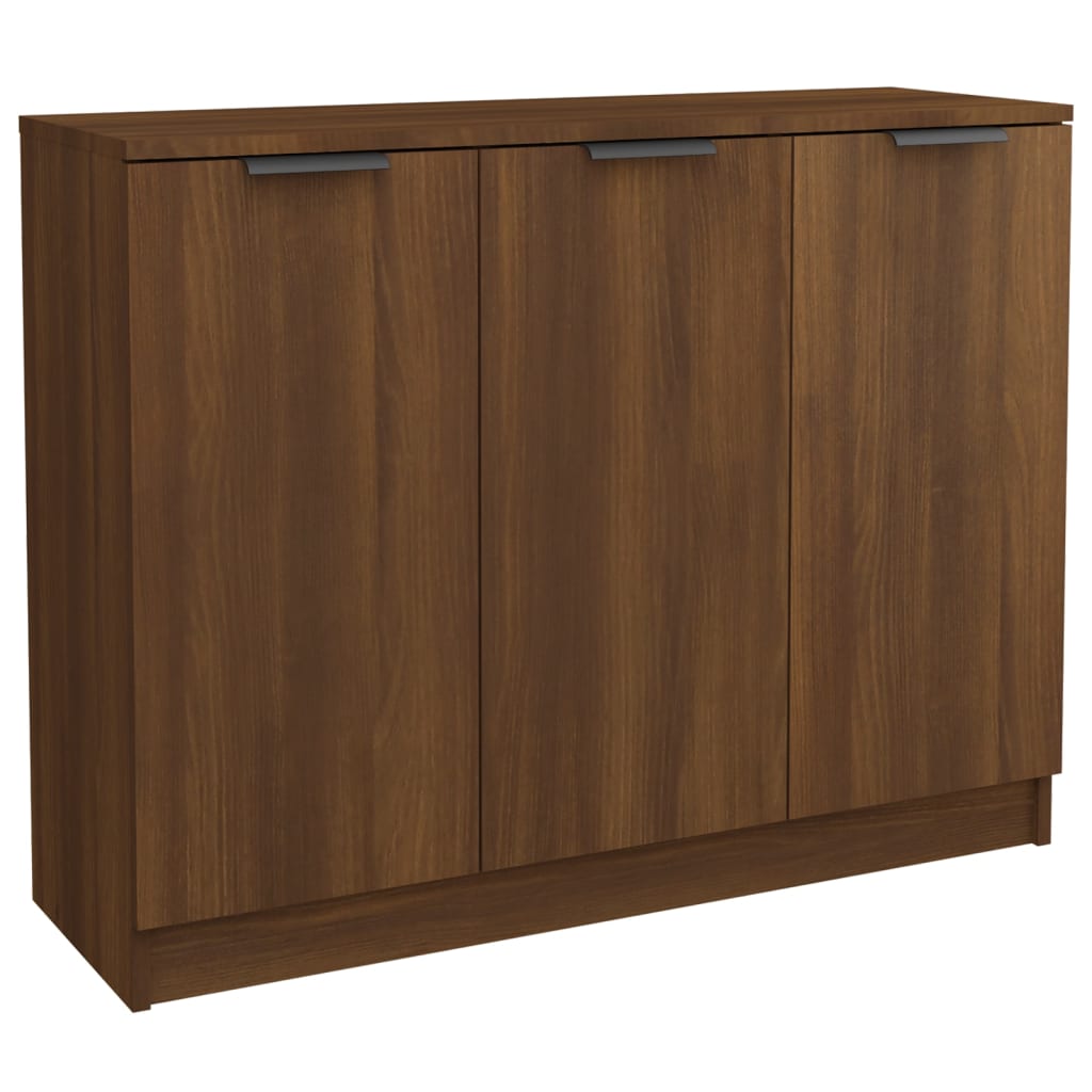 vidaXL Sideboard Brown Oak 90.5x30x70 cm Engineered Wood