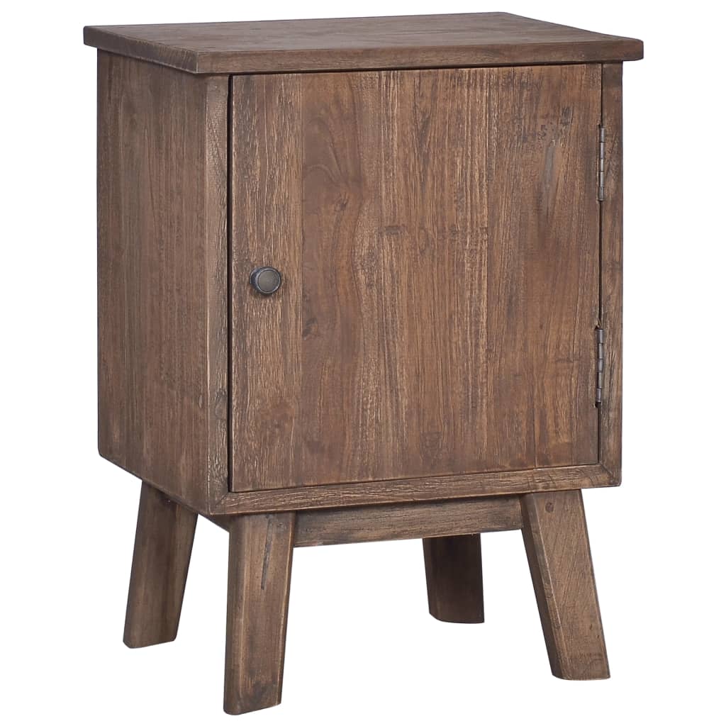 vidaXL Bedside Cabinet 40x30x53 cm Solid Teak Wood