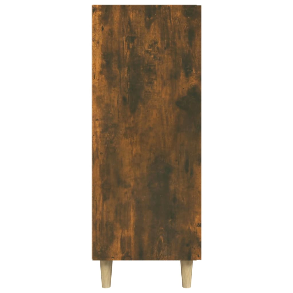 vidaXL Sideboard Smoked Oak 69.5x34x90 cm Engineered Wood