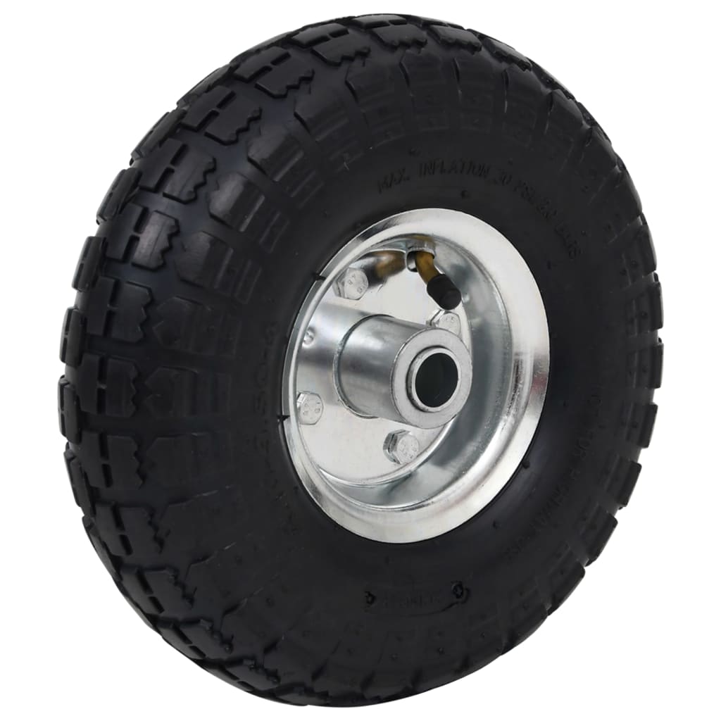 vidaXL Sack Truck Wheels 2 pcs Rubber 4.10/3.50-4 (260x83)