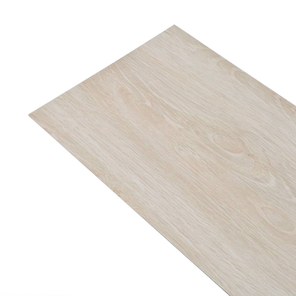 vidaXL Non Self-adhesive PVC Flooring Planks 5.26 m² 2 mm Oak Classic White