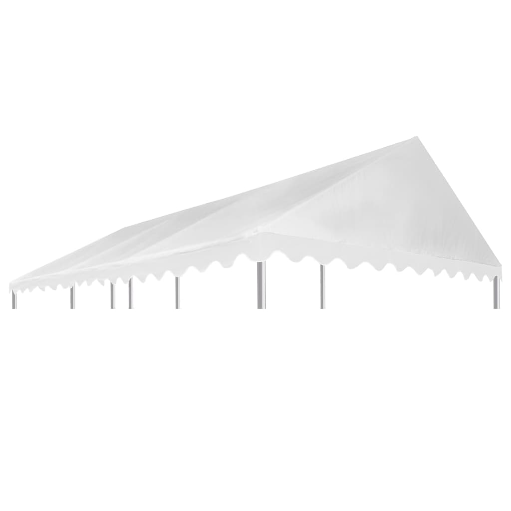 vidaXL Gazebo Top Cover PVC 500 g/m² 3x6 m White