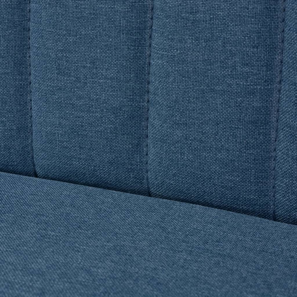 vidaXL Sofa Fabric 117x55.5x77 cm Blue