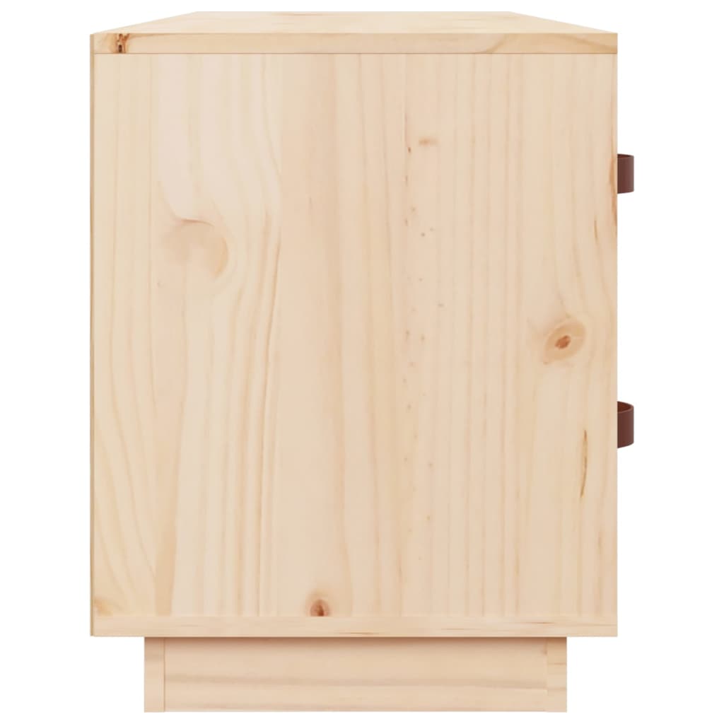 vidaXL Shoe Bench 100x34x45 cm Solid Wood Pine
