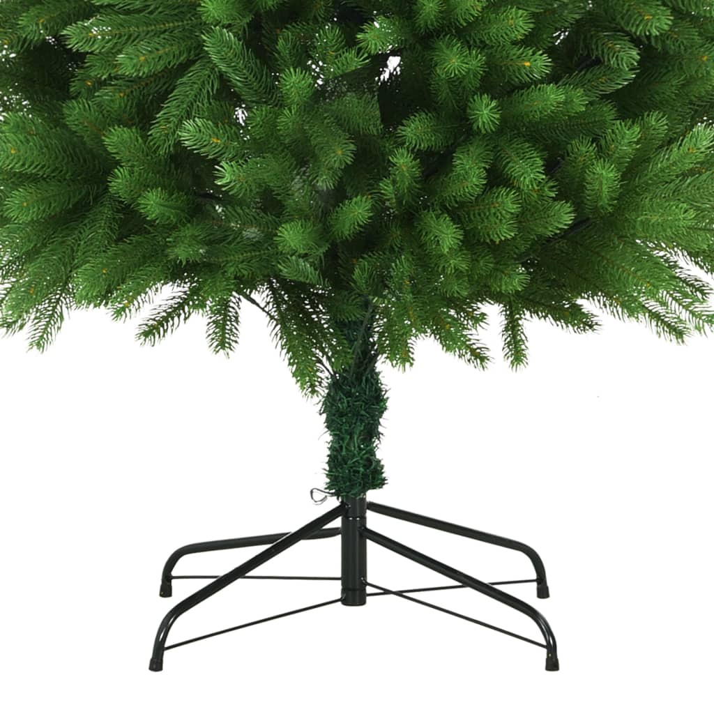 vidaXL Artificial Pre-lit Christmas Tree with Ball Set 240 cm Green