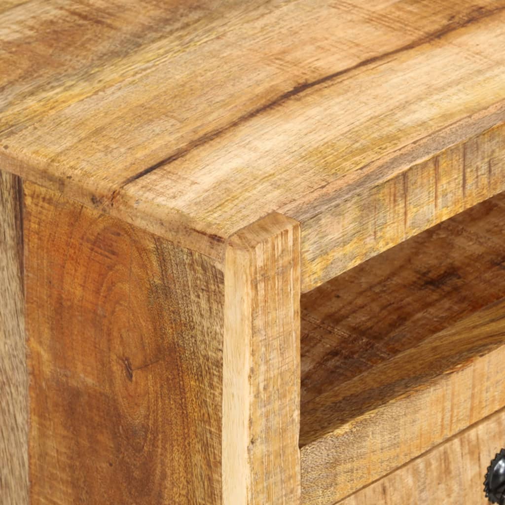 vidaXL TV Cabinet 110x30x40 cm Solid Mango Wood
