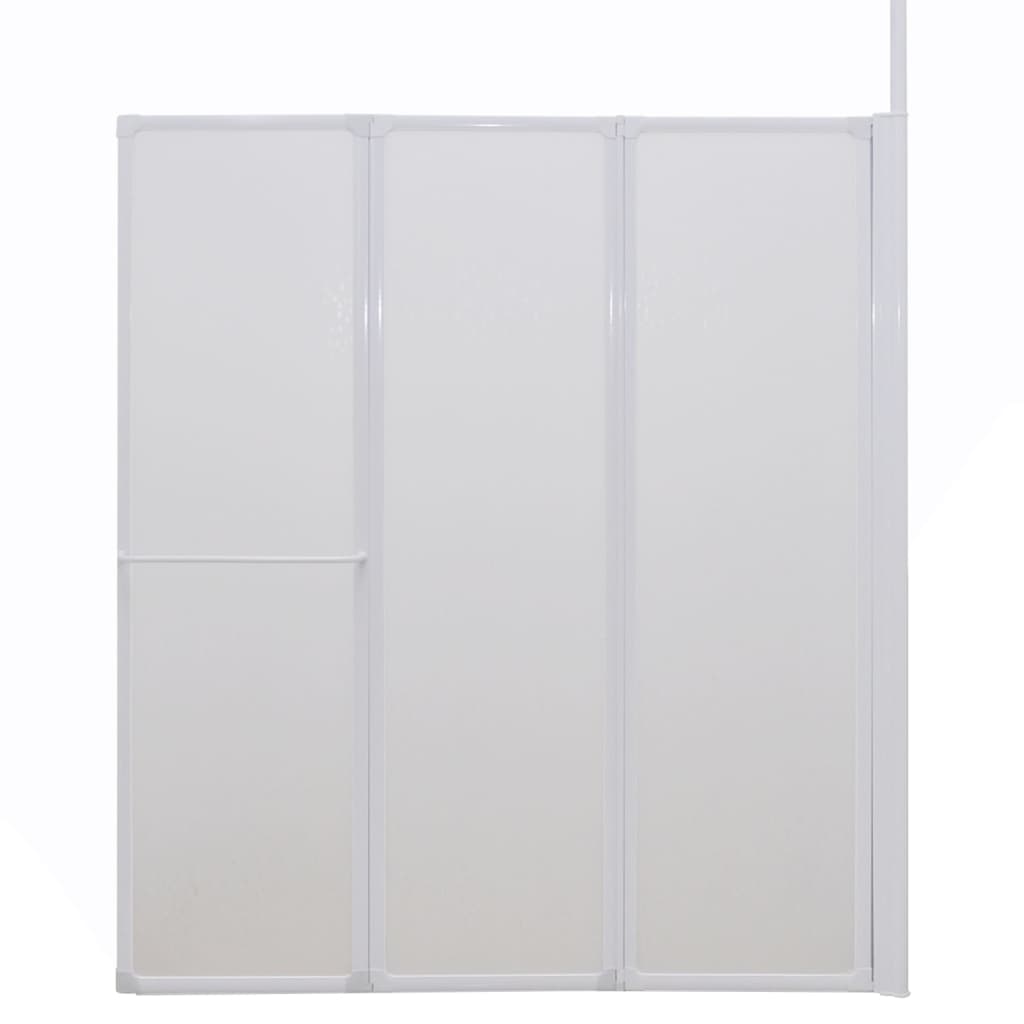 Shower Bath Screen Wall L Shape 70 x 120 x 137 cm 4 Panels Foldable