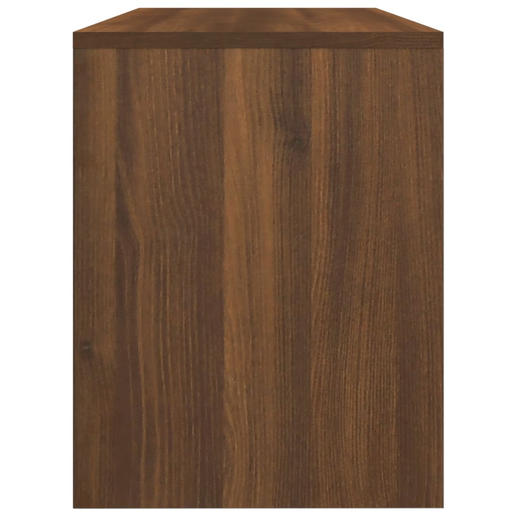 vidaXL Dressing Stool Brown Oak 70x35x45 cm Engineered Wood