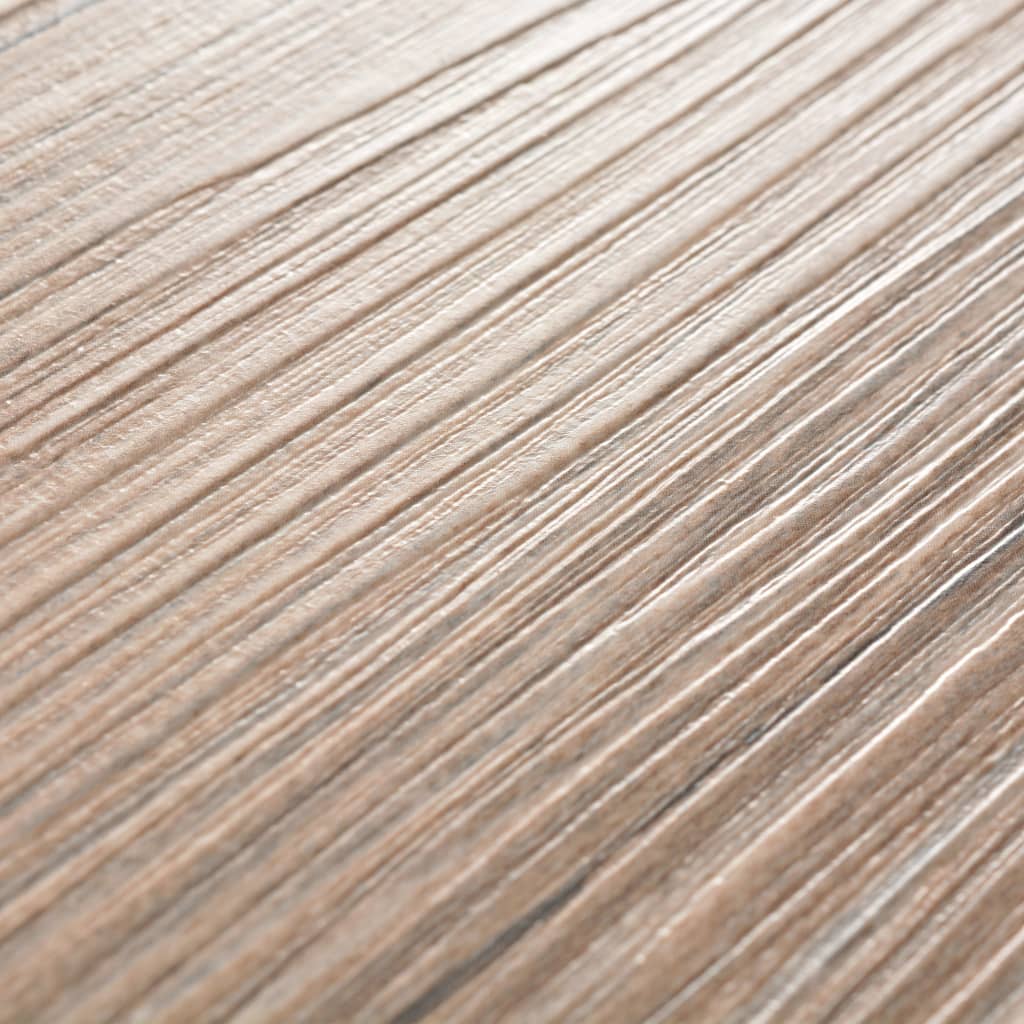 vidaXL Non Self-adhesive PVC Flooring Planks 5.26 m² 2 mm Oak Brown