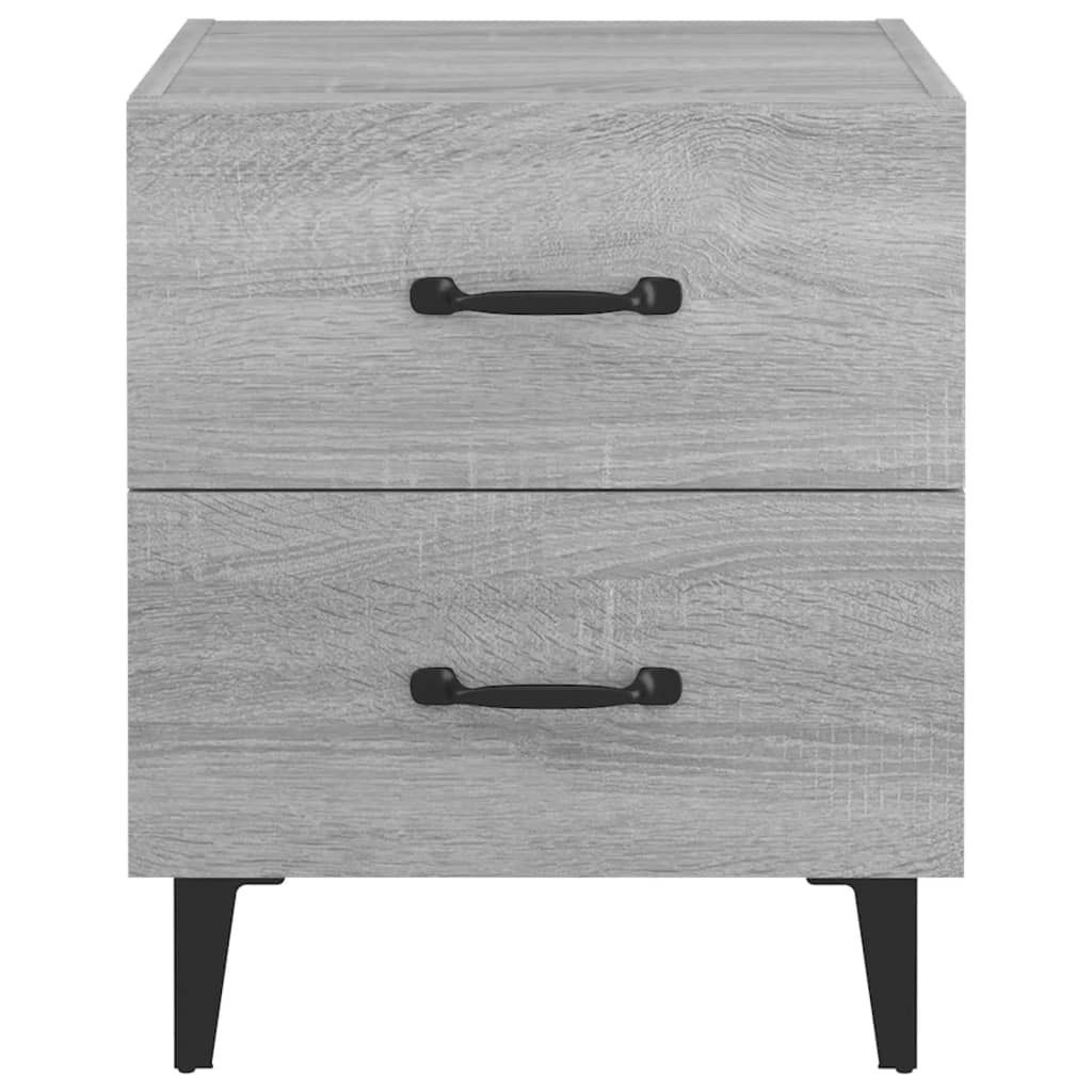 vidaXL Bedside Cabinet Grey Sonoma 40x35x47.5 cm