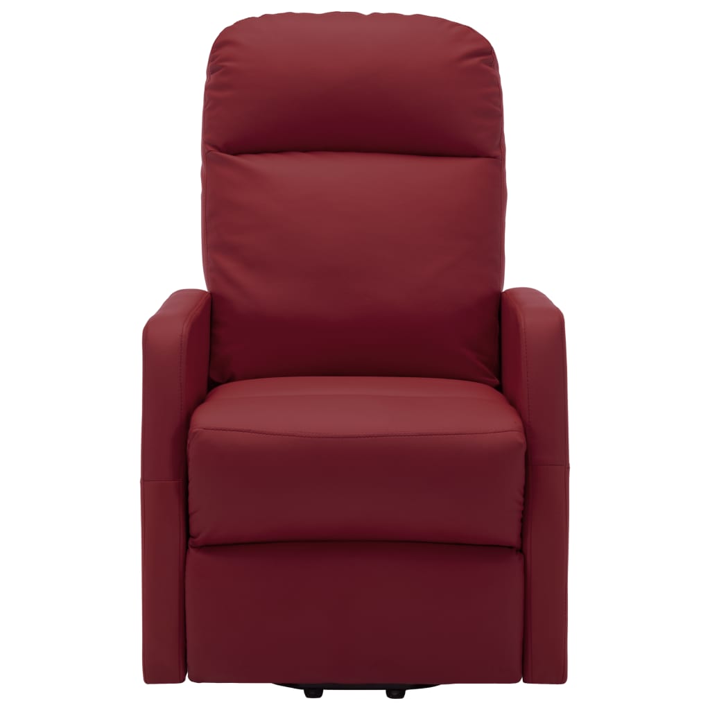 vidaXL Stand up Chair Wine Red Faux Leather