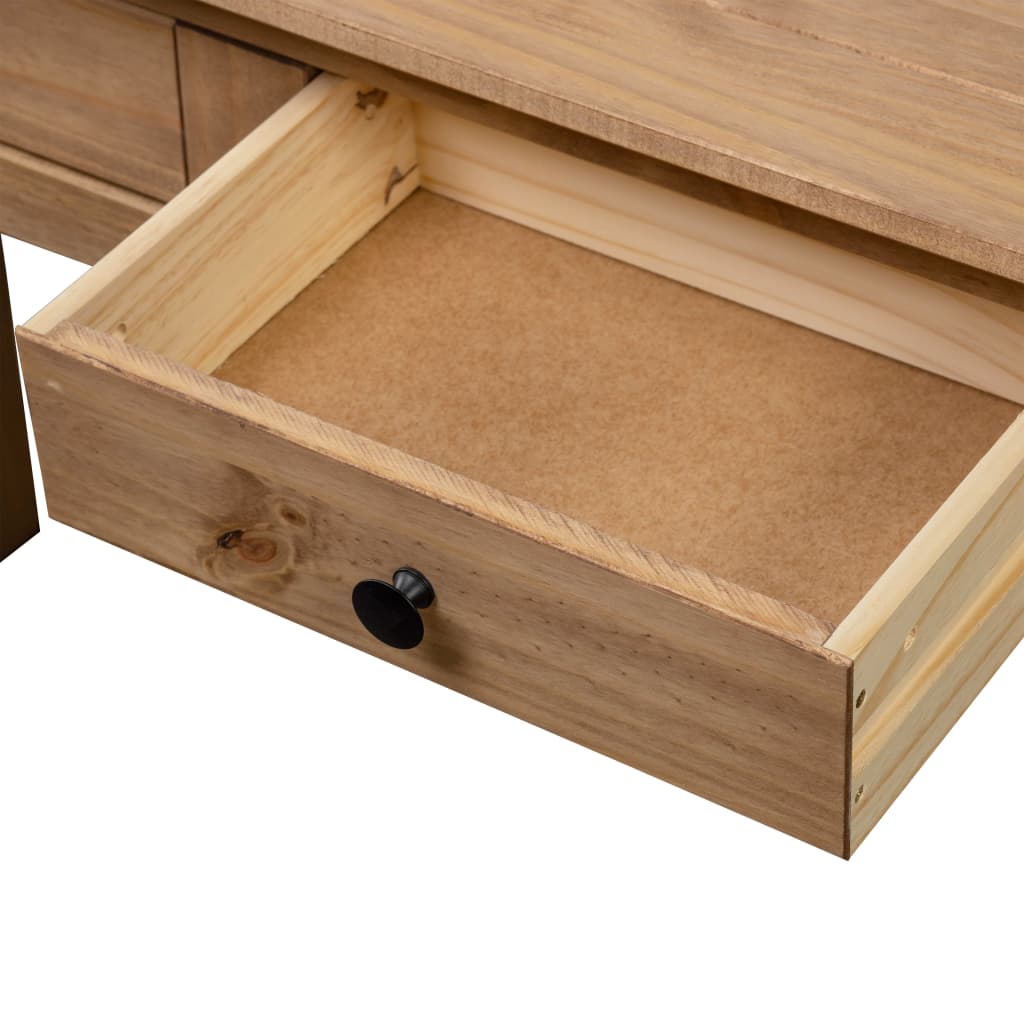 vidaXL Console Table 110x40x72 cm Solid Pine Wood Panama Range