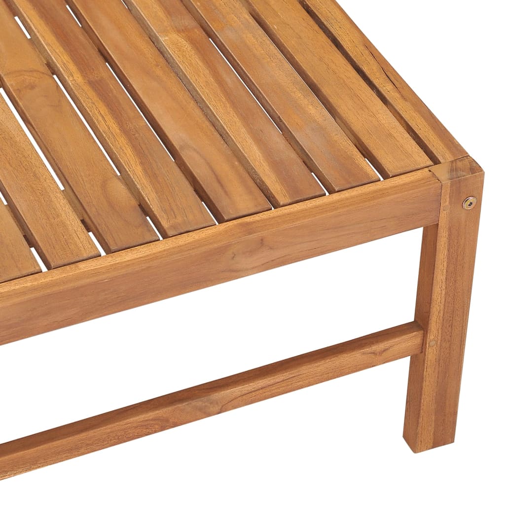 vidaXL Garden Table 63x63x30 cm Solid Teak Wood