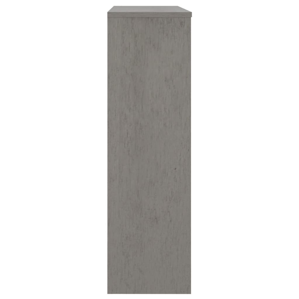 vidaXL Top for Highboard HAMAR Light Grey 90x30x100cm Solid Wood Pine