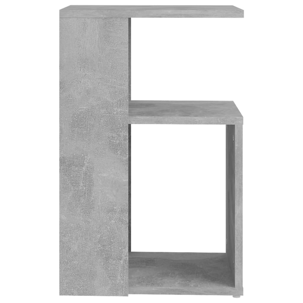 vidaXL Side Table Concrete Grey 36x30x56 cm Engineered Wood