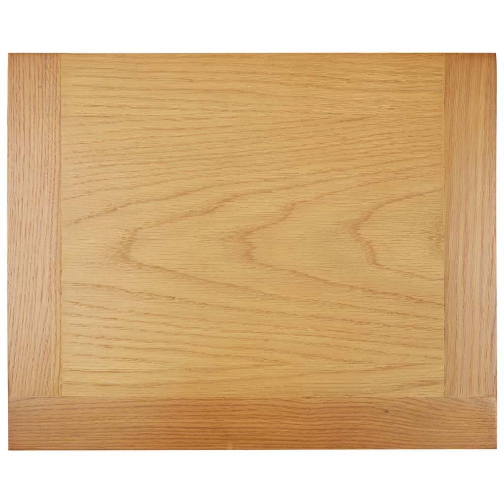 vidaXL Nightstand 36x30x47 cm Solid Oak Wood