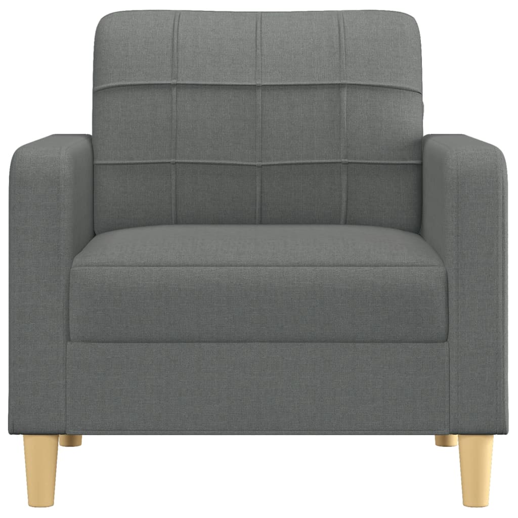 vidaXL Sofa Chair Dark Grey 60 cm Fabric