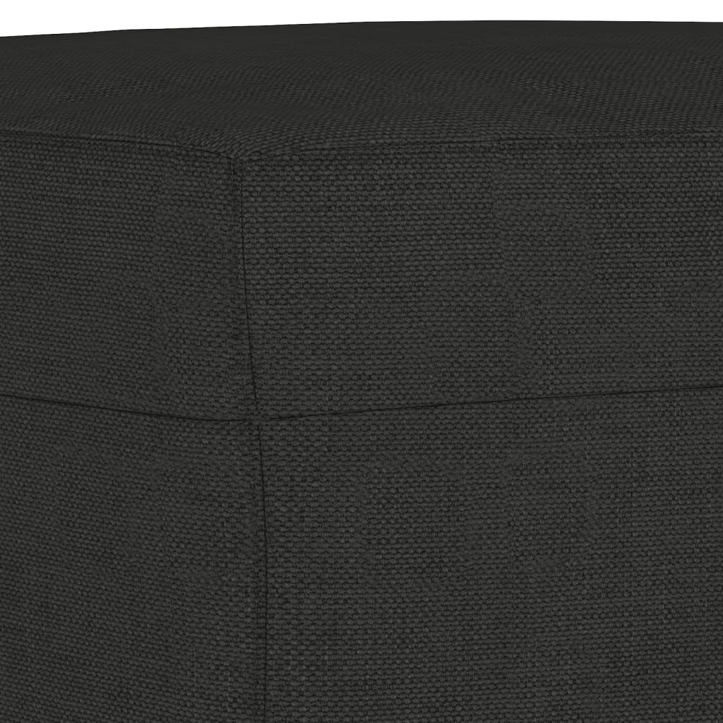 vidaXL Bench Black 100x35x41 cm Fabric