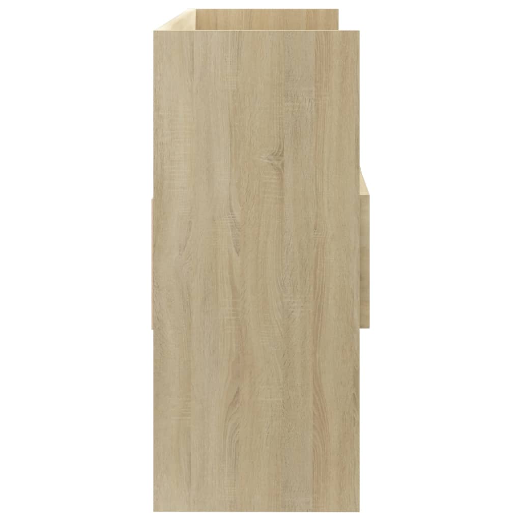 vidaXL Sideboard Sonoma Oak 105x30x70 cm Engineered Wood
