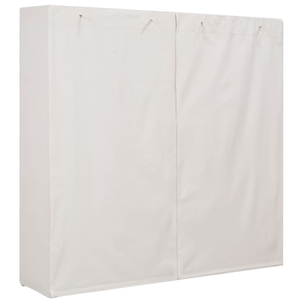 vidaXL Wardrobe White 173x40x170 cm Fabric