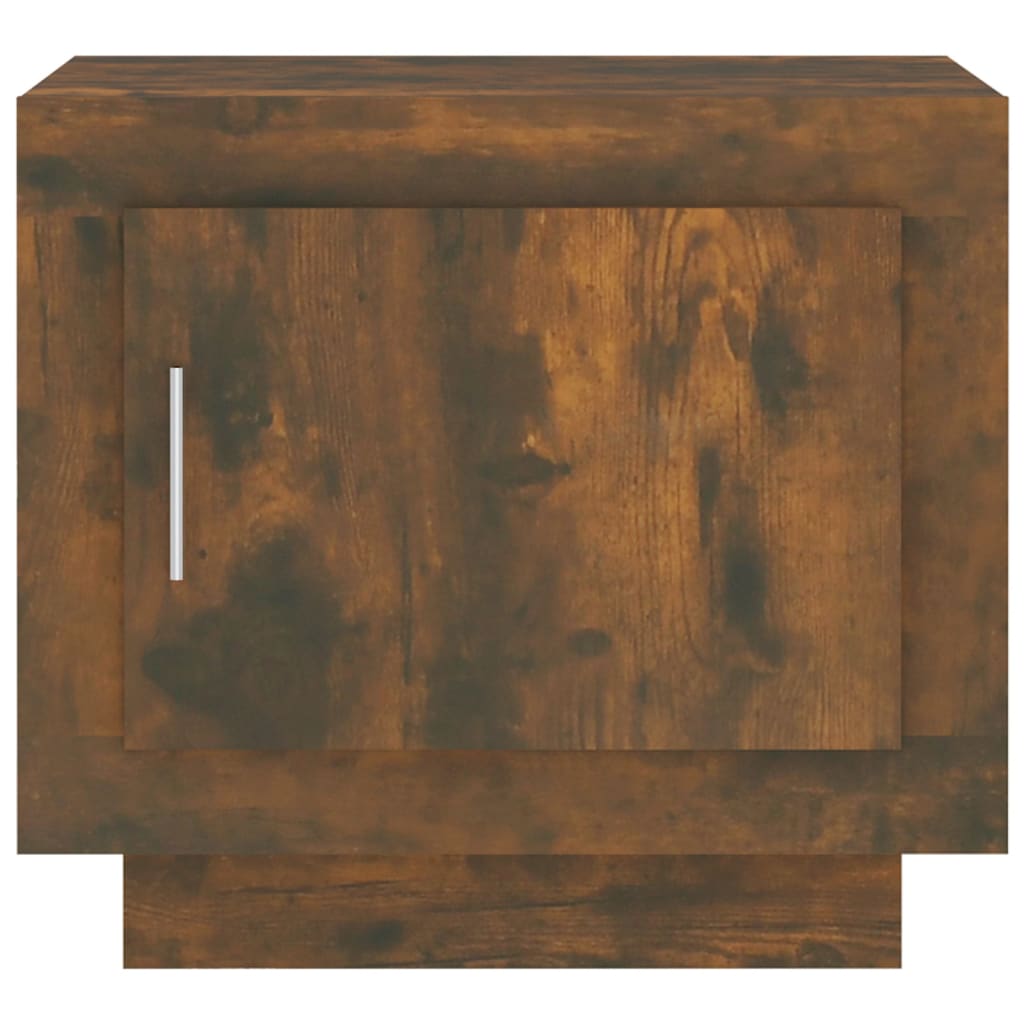 vidaXL Coffee Table Smoked Oak 51x50x45 cm Engineered Wood