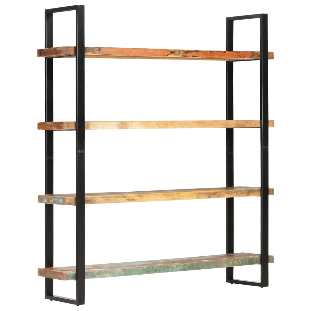 vidaXL 4-Tier Bookcase 160x40x180 cm Solid Reclaimed Wood