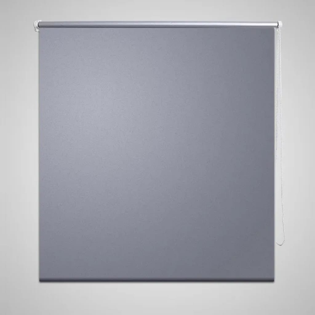 vidaXL Roller Blind Blackout 160 x 230 cm Grey