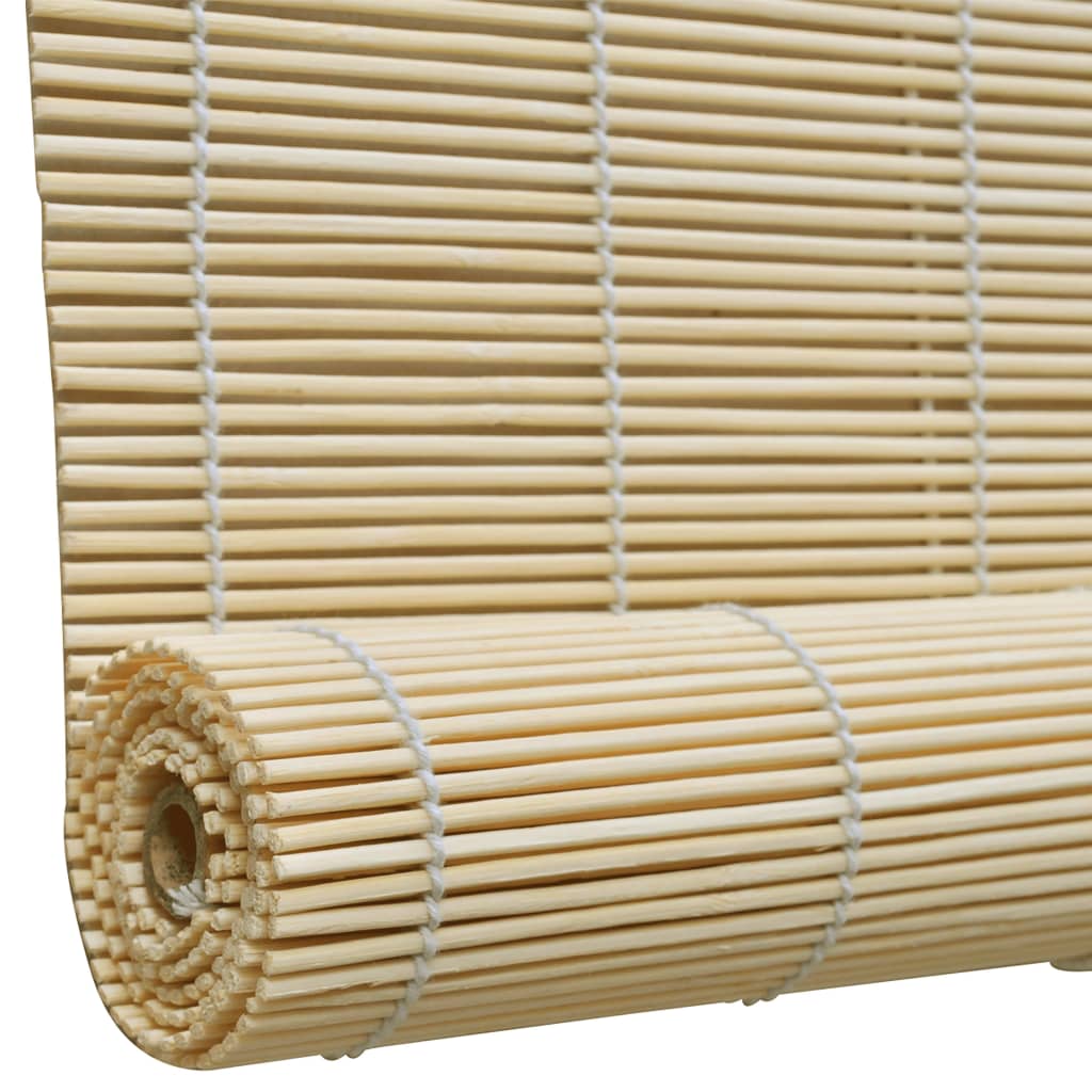 vidaXL Roller Blind Bamboo 150x160 cm Natural