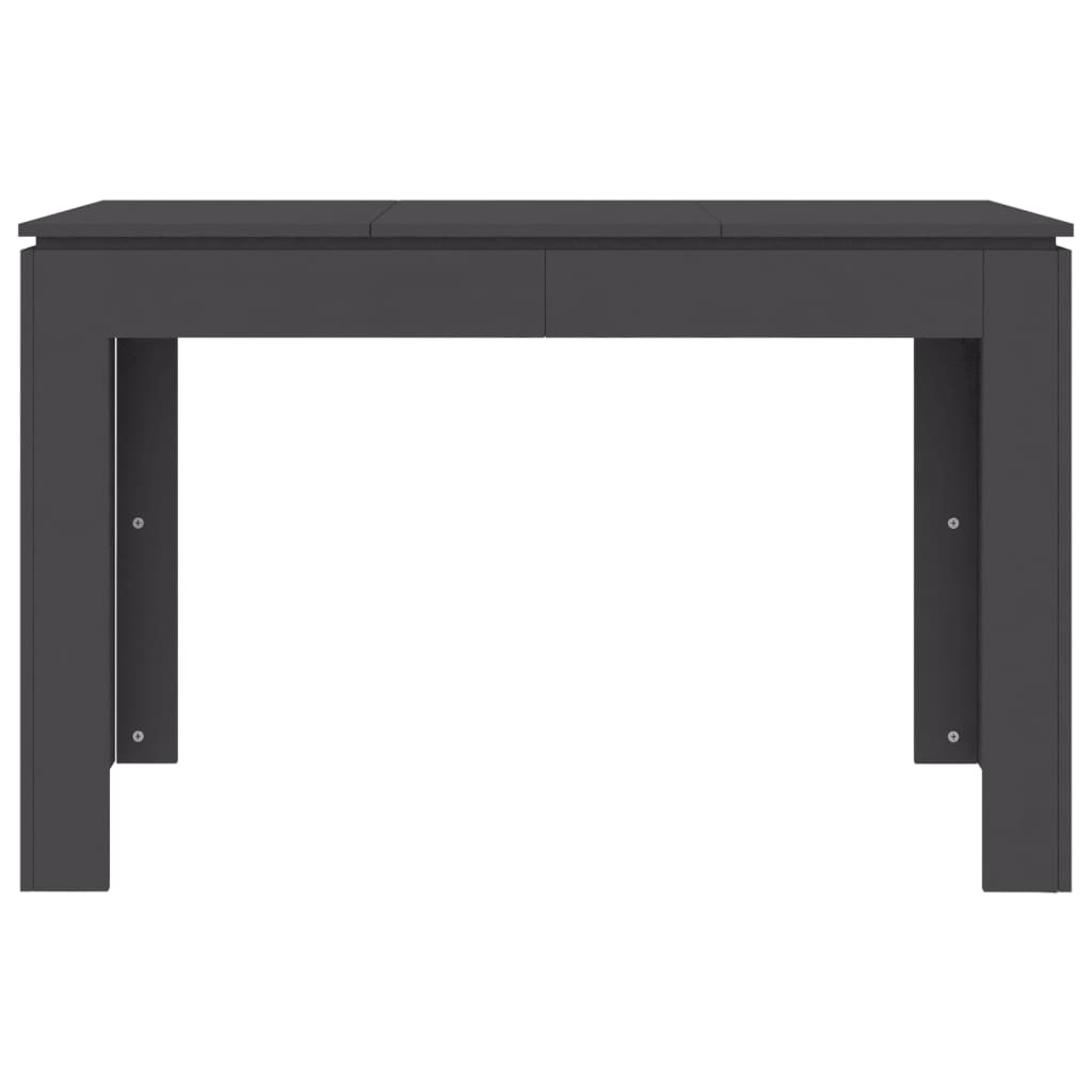 vidaXL Dining Table Grey 120x60x76 cm Engineered Wood