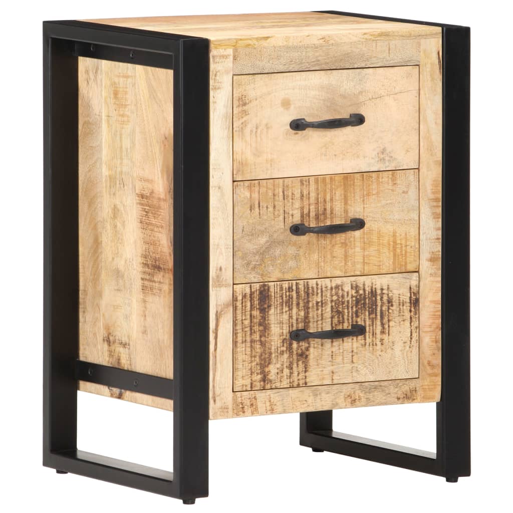 vidaXL Bedside Cabinet 40x35x55 cm Solid Mango Wood