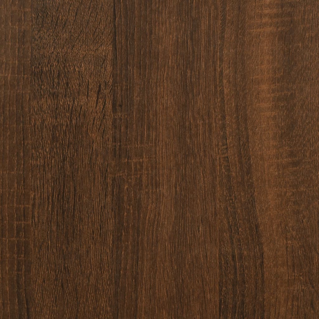 vidaXL Corner Desk Brown Oak 120x140x75 cm Engineered Wood