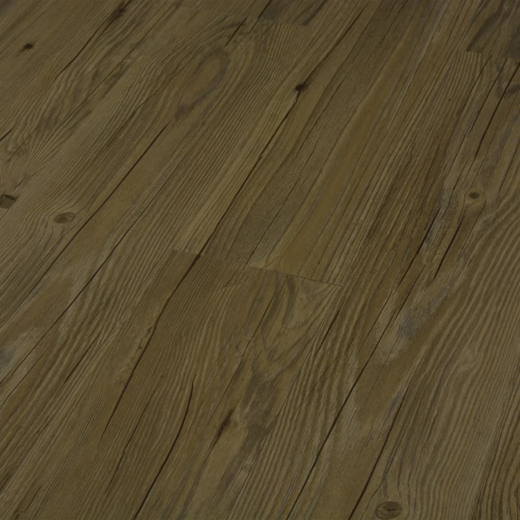vidaXL Self-adhesive Flooring Planks 4.46 m² 3 mm PVC Brown