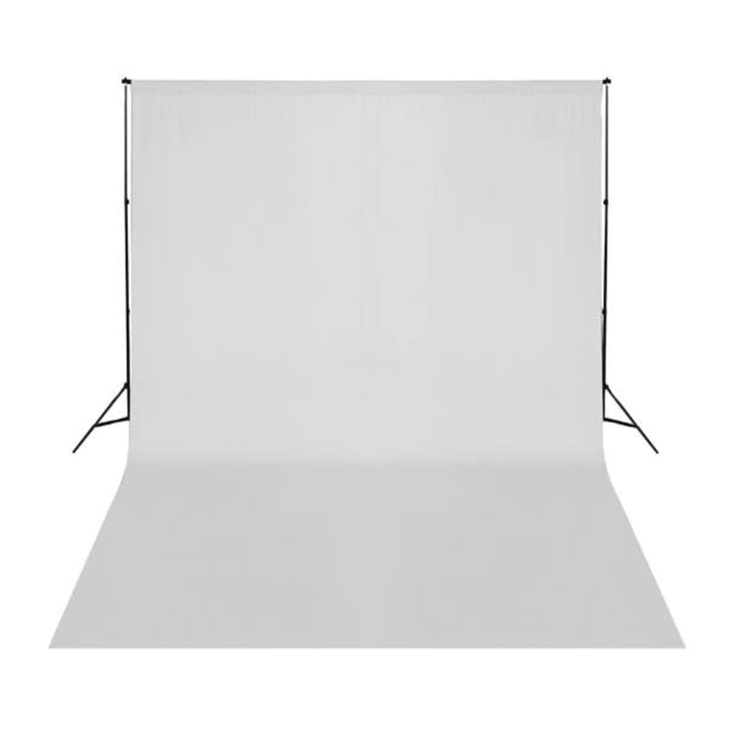 vidaXL Backdrop Cotton White 500x300 cm
