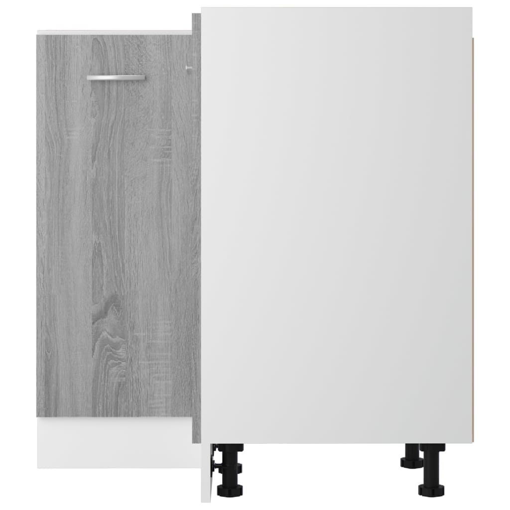 vidaXL Kitchen Cabinet Grey Sonoma 75,5x75,5x80,5 cm Engineered Wood