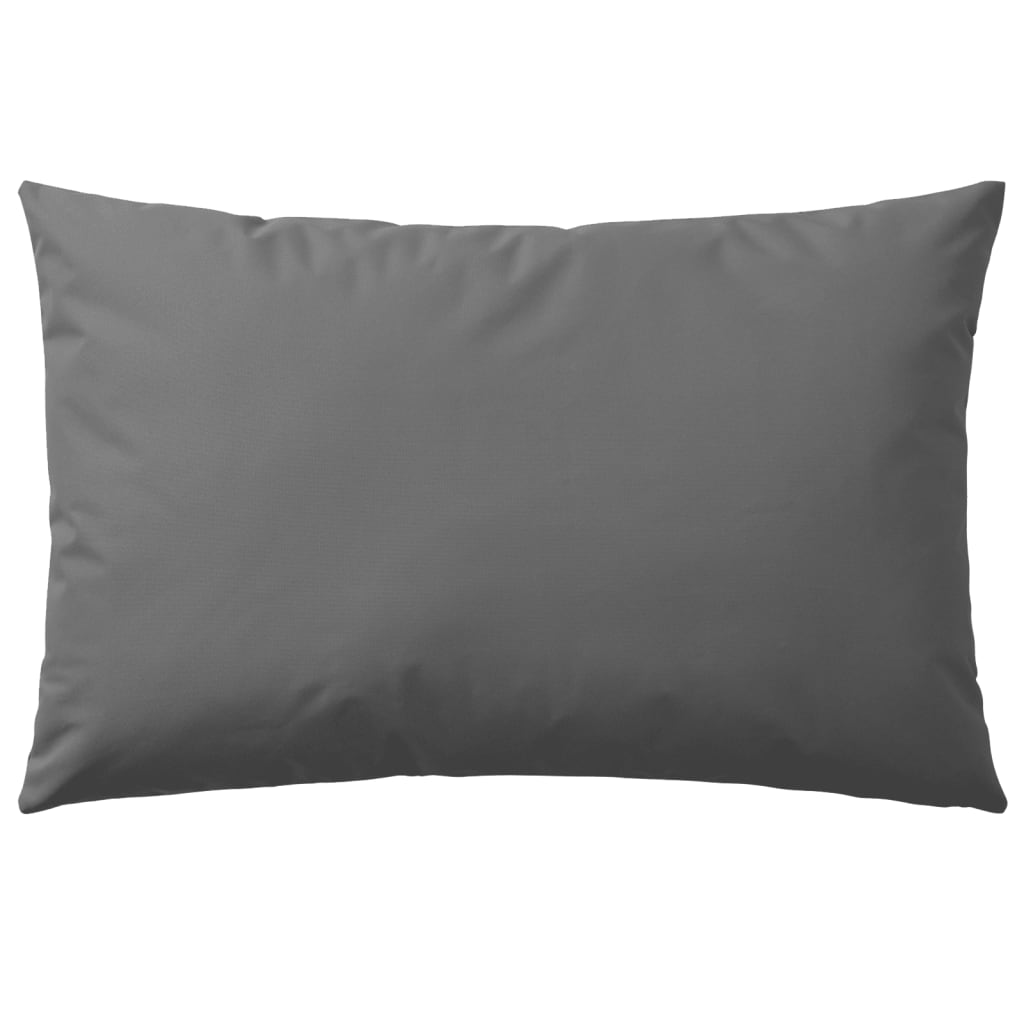 vidaXL Outdoor Pillows 2 pcs 60x40 cm Grey