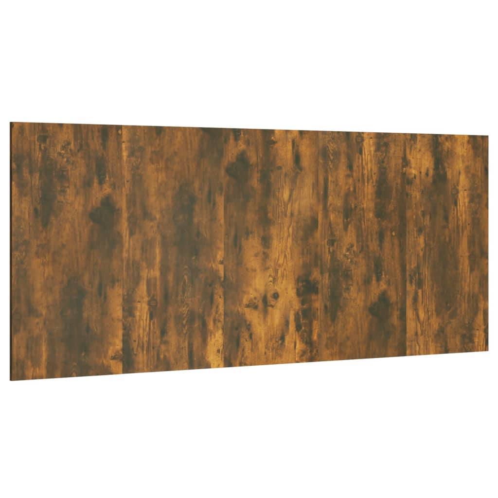 vidaXL Bed Headboard Smoked Oak 200x1.5x80 cm Engineered Wood