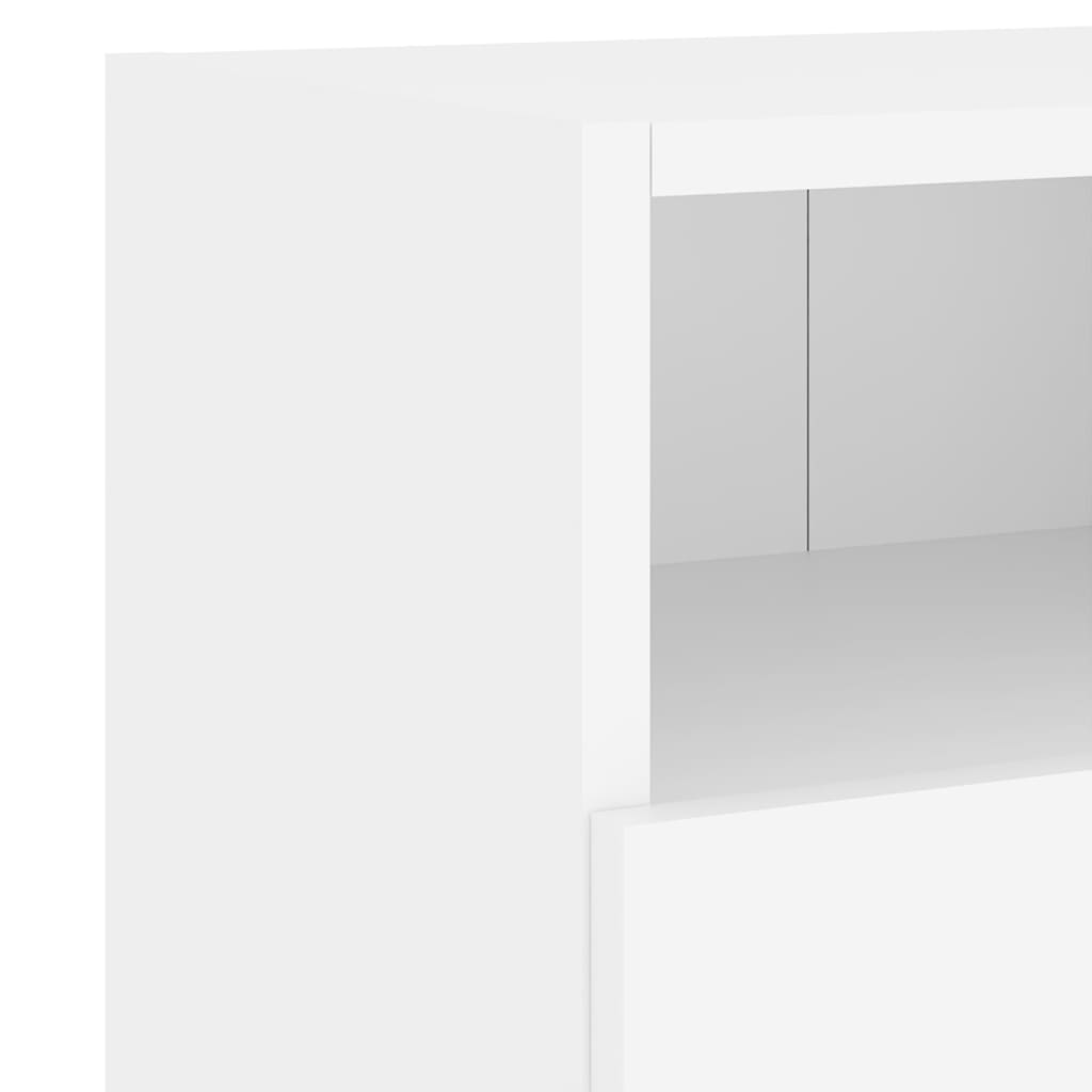 vidaXL TV Wall Cabinet White 60x30x30 cm Engineered Wood