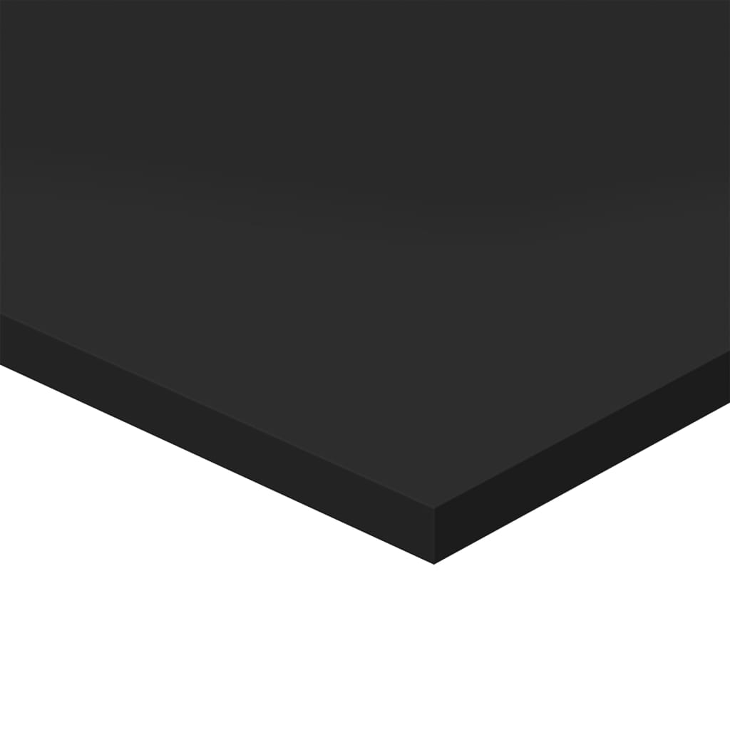 vidaXL Bookshelf Boards 4 pcs High Gloss Black 60x40x1.5 cm Engineered Wood