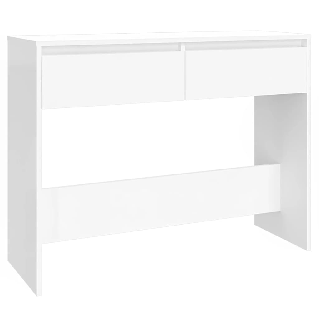 vidaXL Console Table White 100x35x76.5 cm Engineered Wood