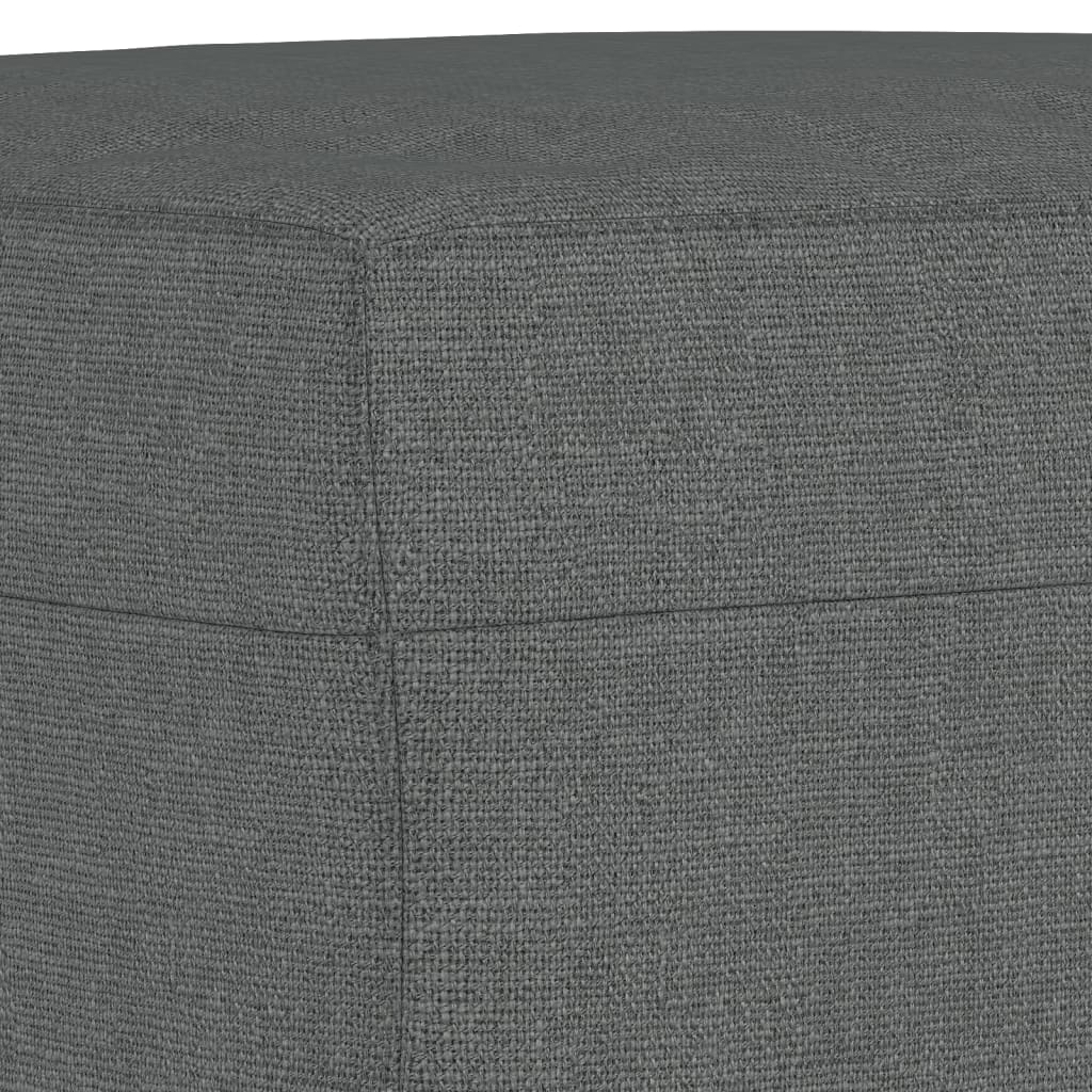 vidaXL 4 Piece Sofa Set with Pillows Dark Grey Fabric