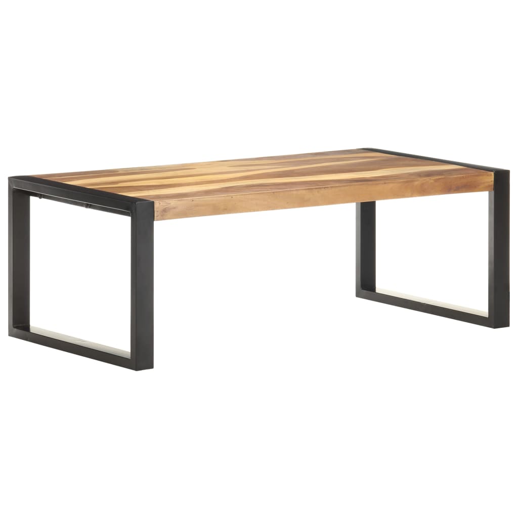 vidaXL Coffee Table 110x60x40 cm Solid Wood with Sheesham Finish