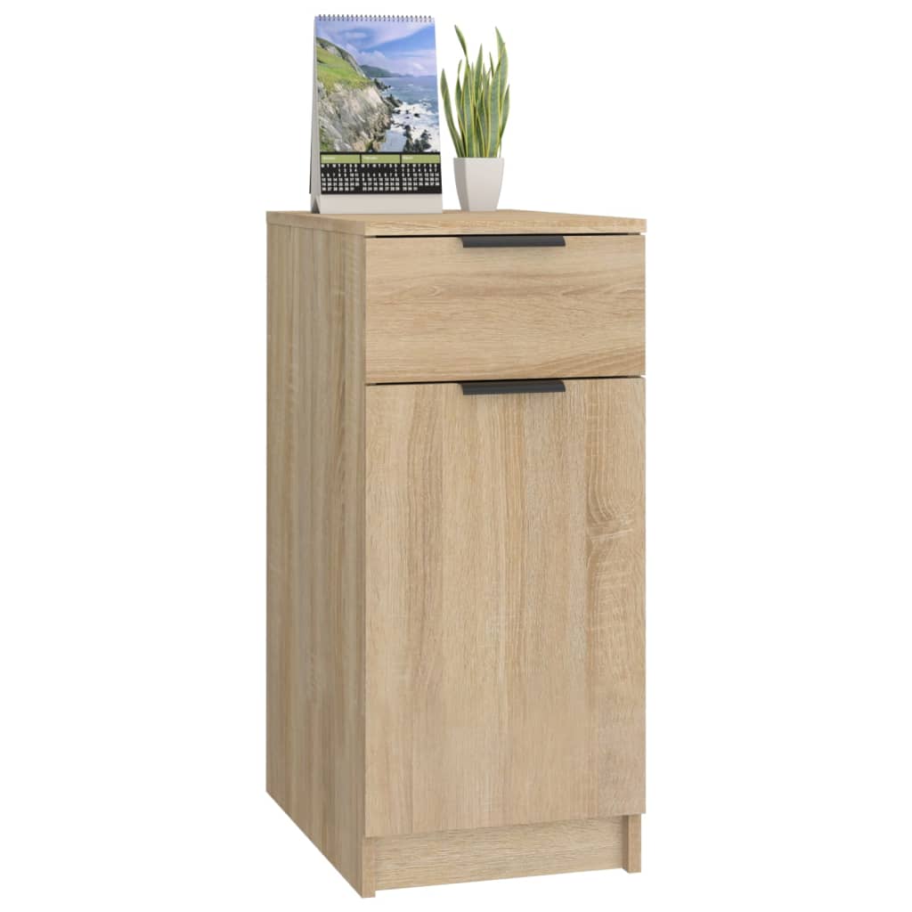 vidaXL Desk Cabinet Sonoma Oak 33.5x50x75 cm Engineered Wood