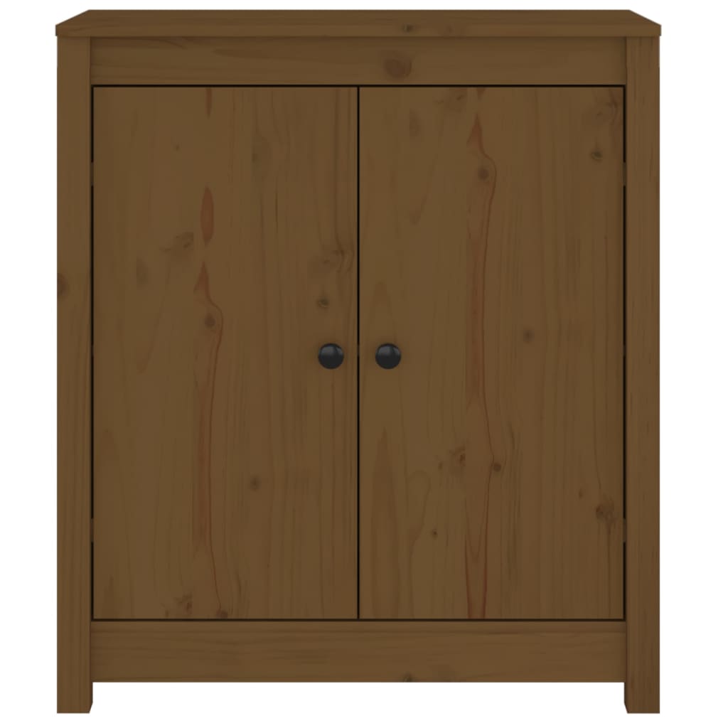 vidaXL Sideboard Honey Brown 70x35x80 cm Solid Wood Pine